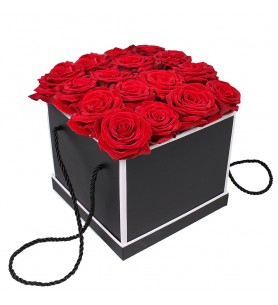 (Mgl-0055) Kutuda Kırmızı Güller